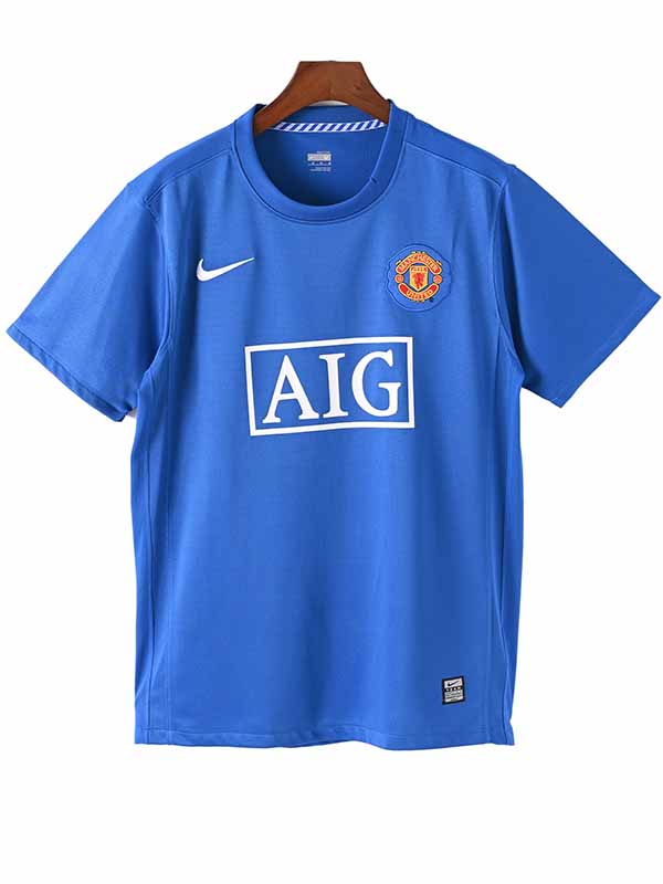 Manchester united third jersey mens retro shirt 2008-2009